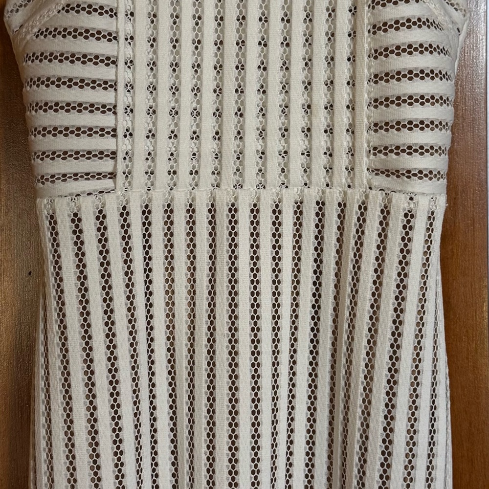 Aakaa White/Cream Lace Dress